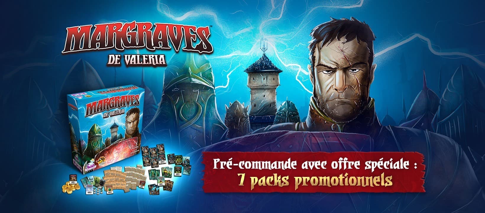 ⚔️ Margraves de Valeria débarque maintenant en version française chez Lucky Duck Games ⚔️