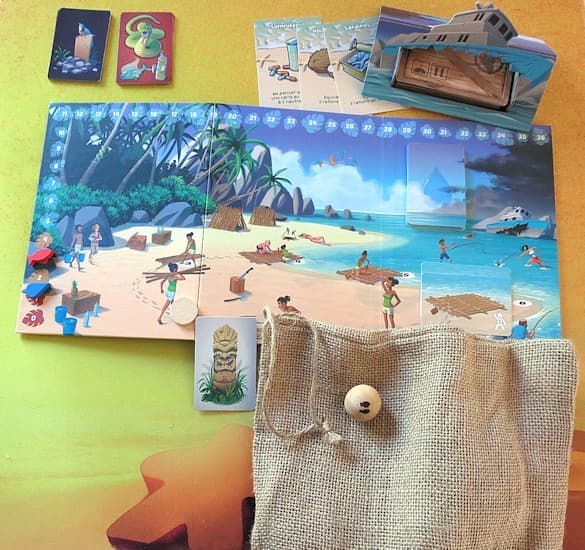 Couverture de l'article : [Jeux A Thème] Sur le Vif : Review de Galèrapagos! Pour revivre Koh-Lanta entre amis!