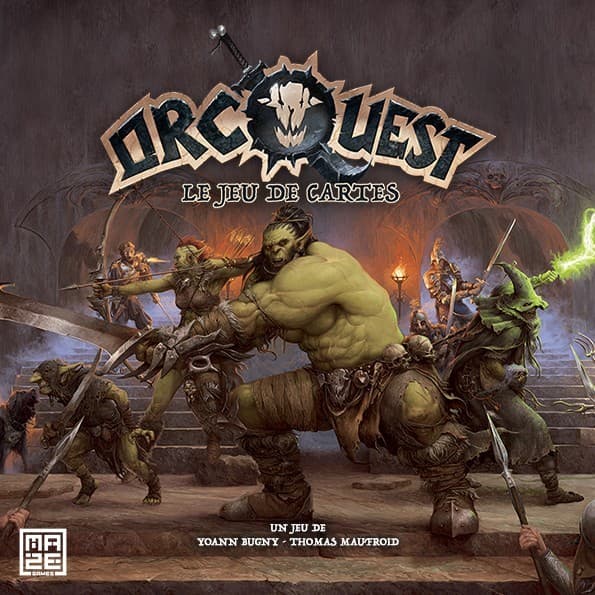 Couverture de l'article : OrcQuest Le Jeu de Cartes sur KICKSTARTER