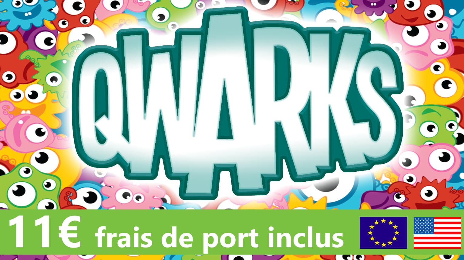 Couverture de l'article : QWARKS sur Kickstarter. Découvrez un jeu d'ambiance frénétique !