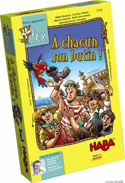 À chacun son butin; un jeu de mémoire malin