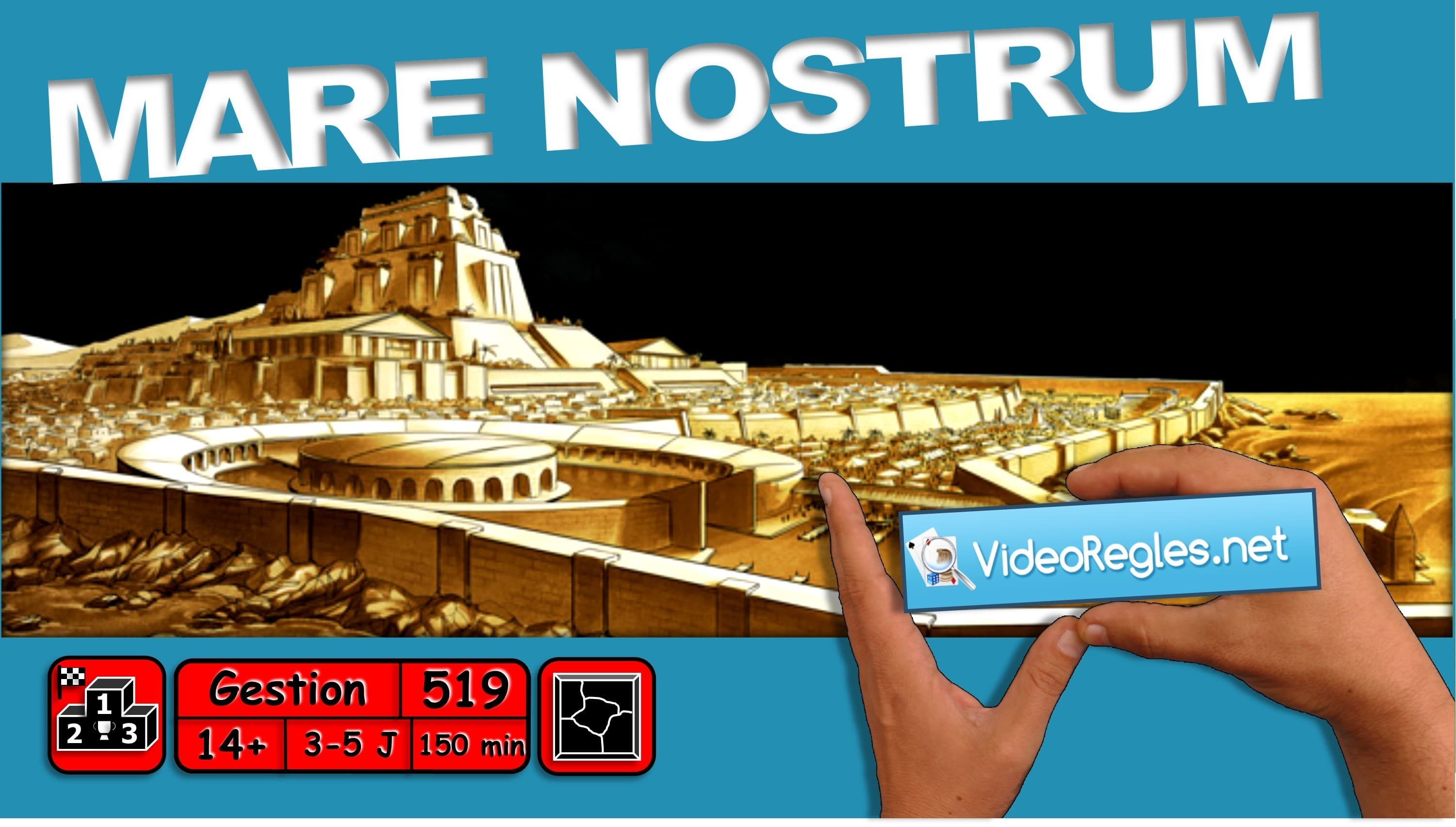 Couverture de l'article : [Videoregles.Net] : Semaine 44. Mare Nostrum + Abella l'Abeille et Parade