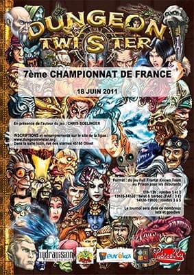 Couverture de l'article : 7e Championnat de France de Dungeon Twister