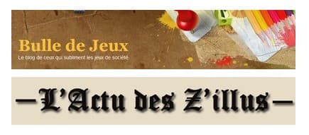 Couverture de l'article : L'actu des Z'illus sur bulle de jeux