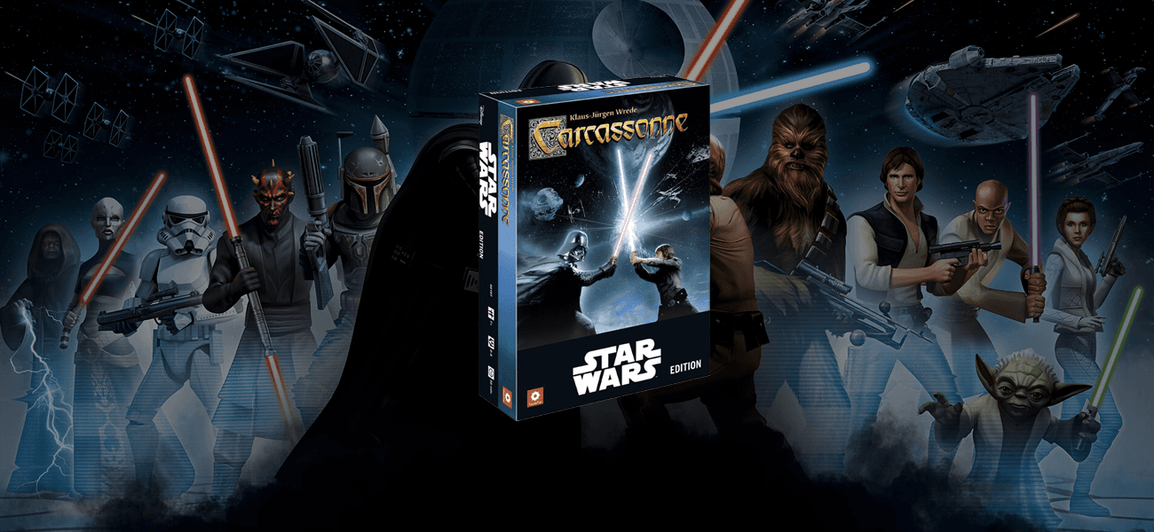 Carcassonne - Star Wars édition, une tuile dans la force