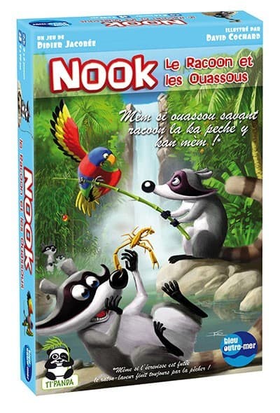 Nook le racoon et les ouassous sont là et c'est sans compter le loriquet