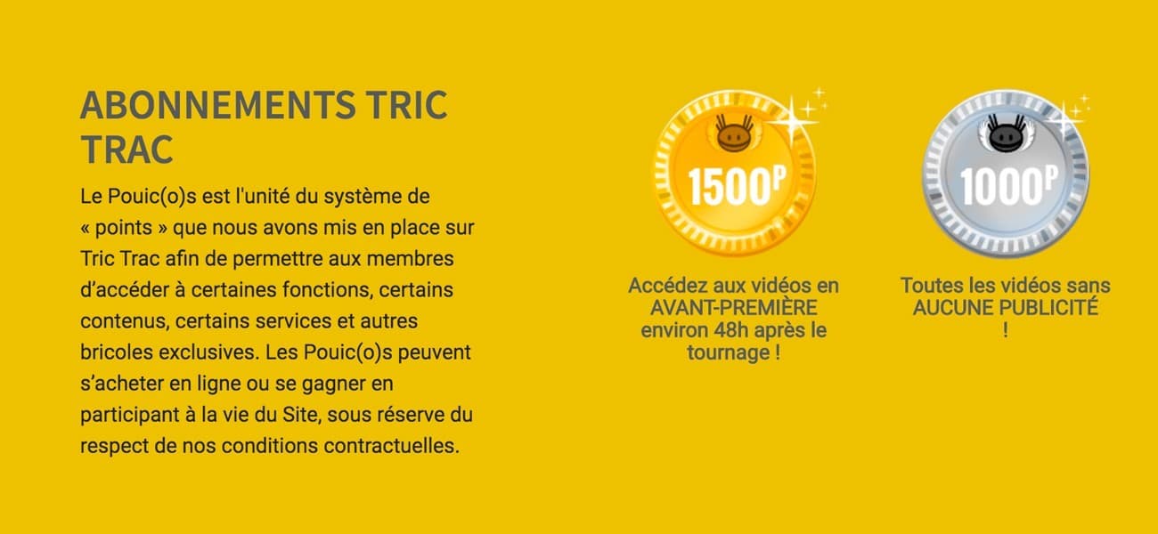 Couverture de l'article : Abonnements et Pouic(o)s : étape 2