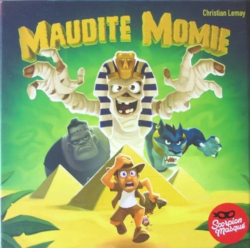 Couverture de l'article : [Jeux A Theme] Review de 3 jeux d'apéro qui ont du succès à la maison!  Maudite momie, Crossing et Sushi Go !