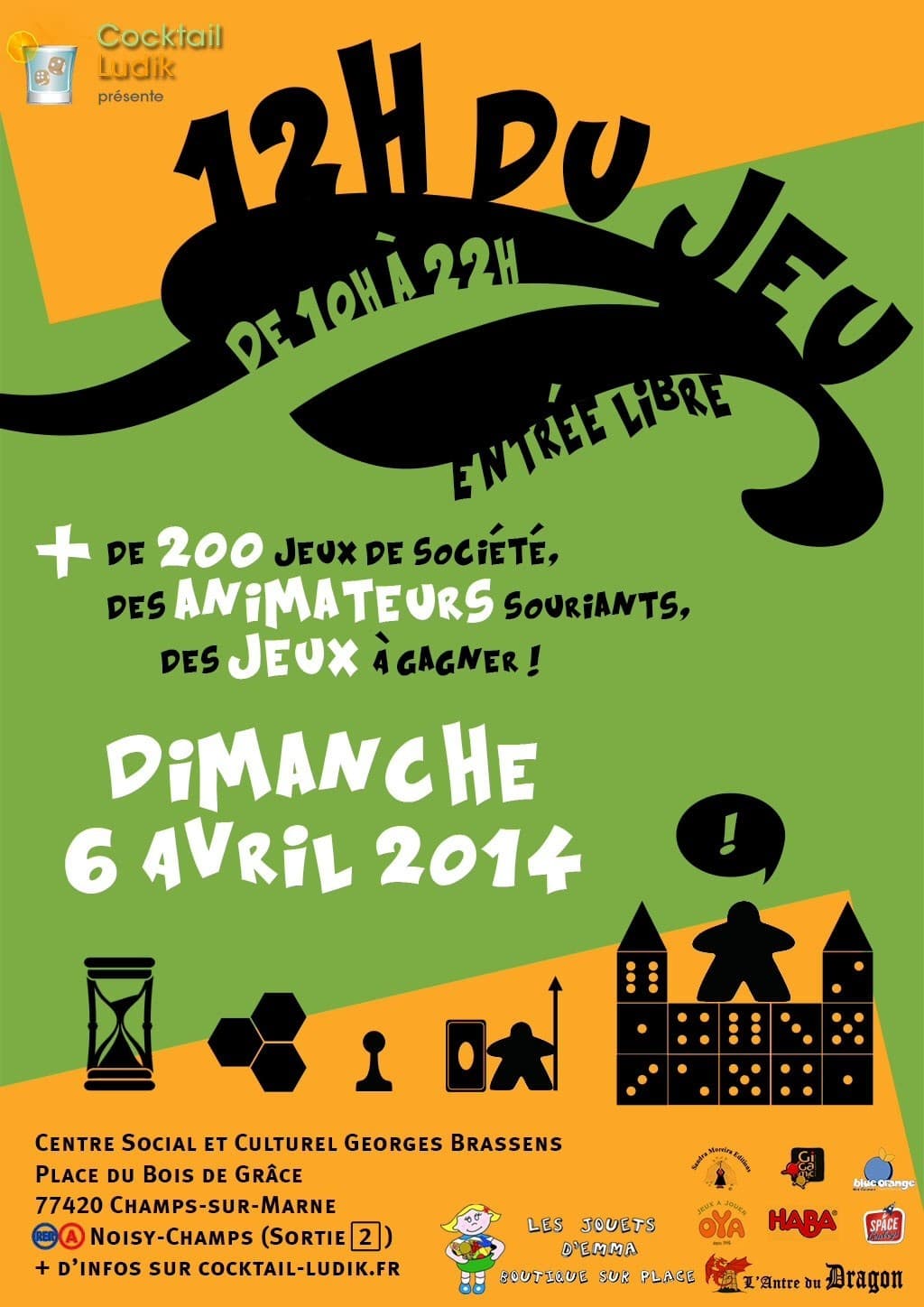 Couverture de l'article : Les 12 Heures du jeu - dim 6 avril