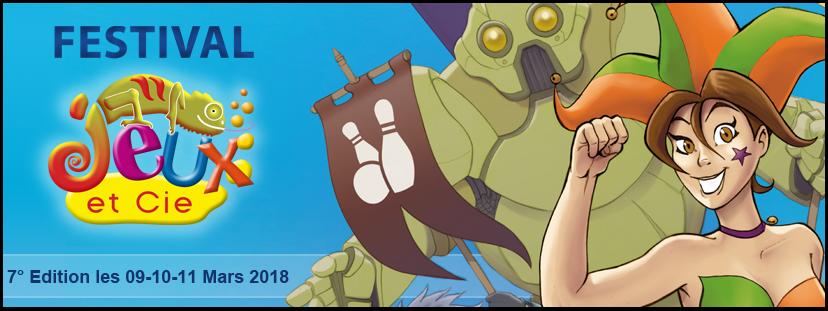Couverture de l'article : Bientôt le Festival Jeux et Cie, 7ème du nom!