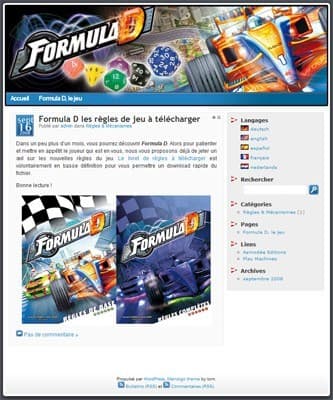 Couverture de l'article : Formula D est sur la ligne de départ