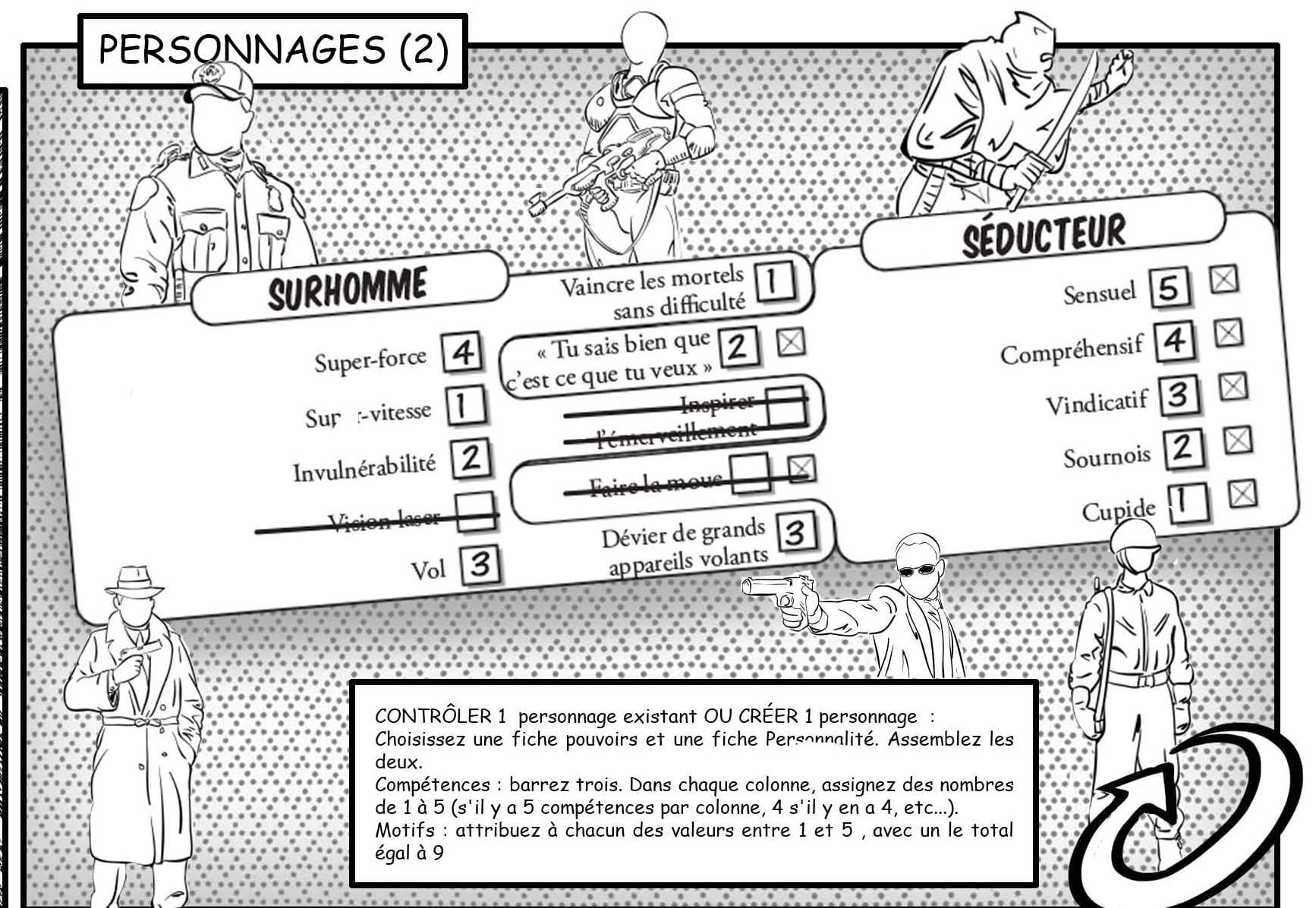 Couverture de l'article : Capes, gratuit , VF & print and play : Créez des histoires de super-héros !