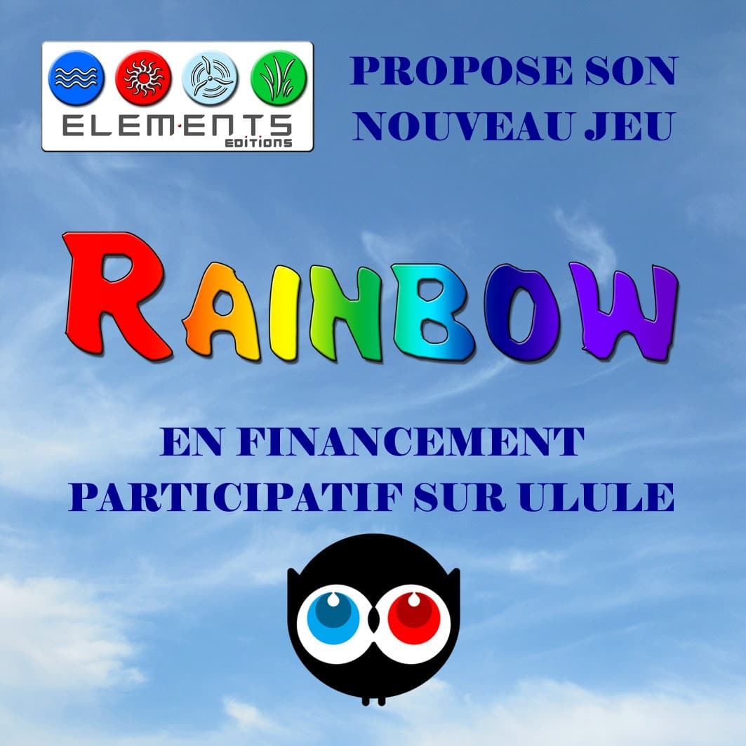 Couverture de l'article : ELEMENTS EDITIONS - Rainbow sur ulule