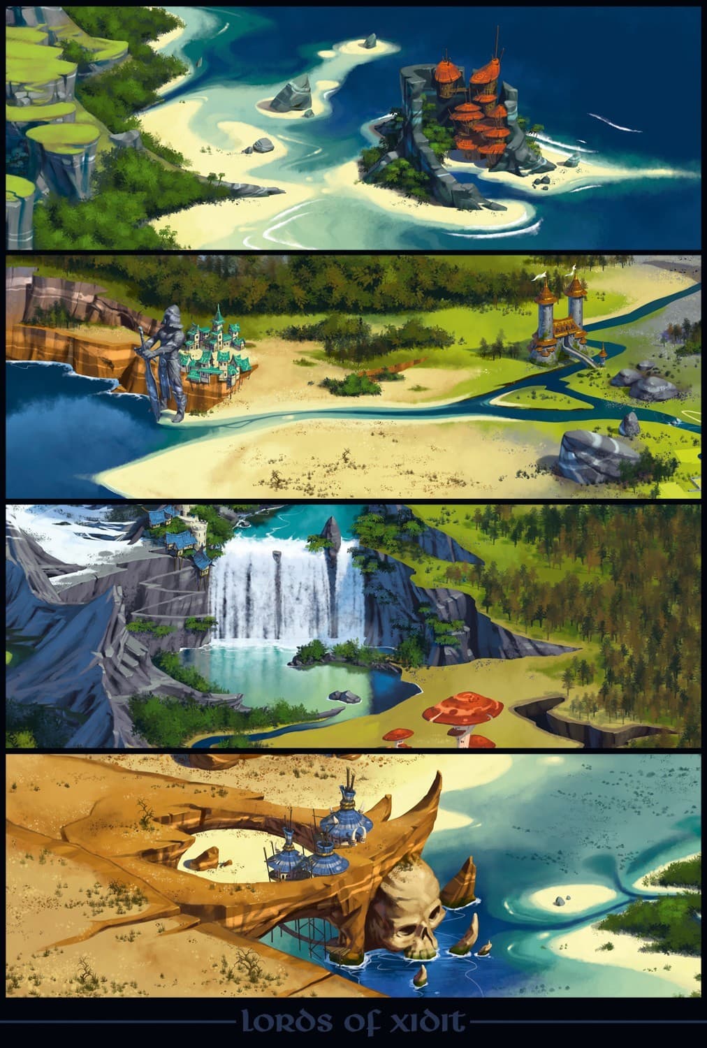 Lords of Xidit, Visite du monde et ses dessous avec Naïade