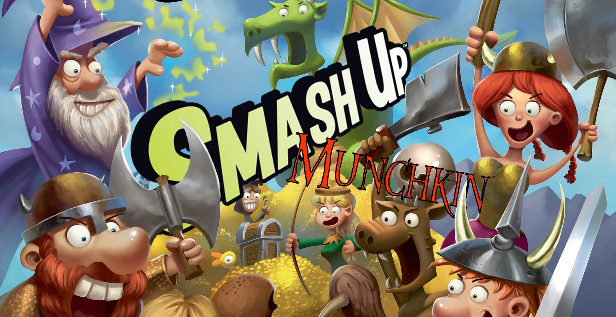 Smash'Up Munchkin : le mariage de l'extrême !