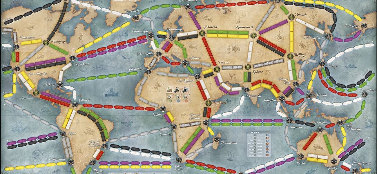 Couverture de l'article : Les Aventuriers du Rail: Autour du Monde - Hissez les voiles!