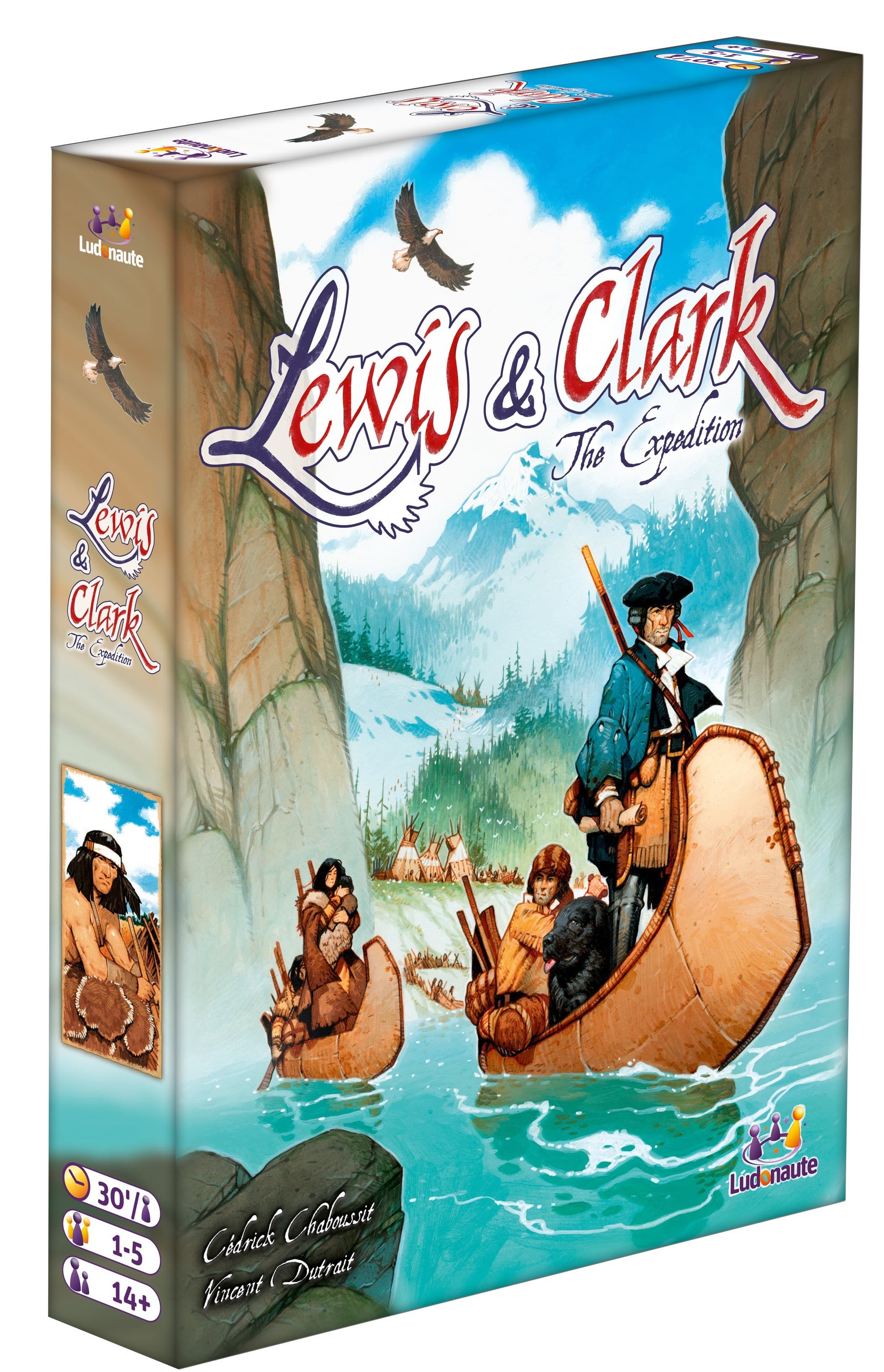 Couverture de l'article : Lewis & Clark, du velu avec des plumes pour Essen 2013