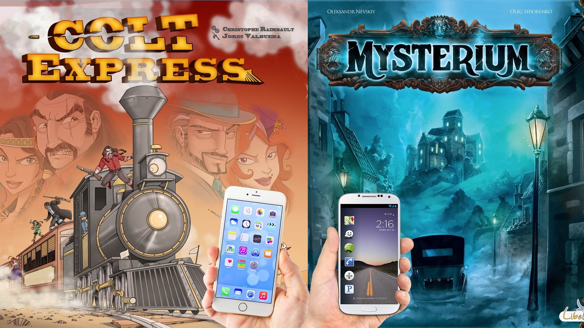 Couverture de l'article : [Application] Découverte de Colt Express et Mysterium