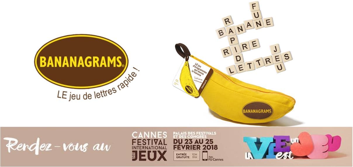 Couverture de l'article : BANANAGRAMS sera à Cannes !