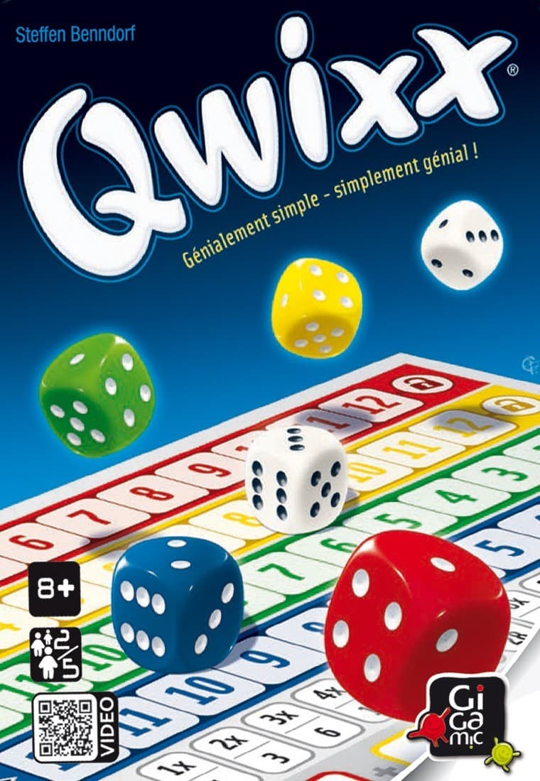 Couverture de l'article : Qwixx en français chez Gigamic