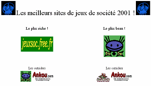 Couverture de l'article : Le Prix du Meilleur Site de jeux 2001