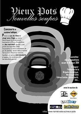Couverture de l'article : Vieux pots, nouvelles soupes : Concours sur le jdr narratif