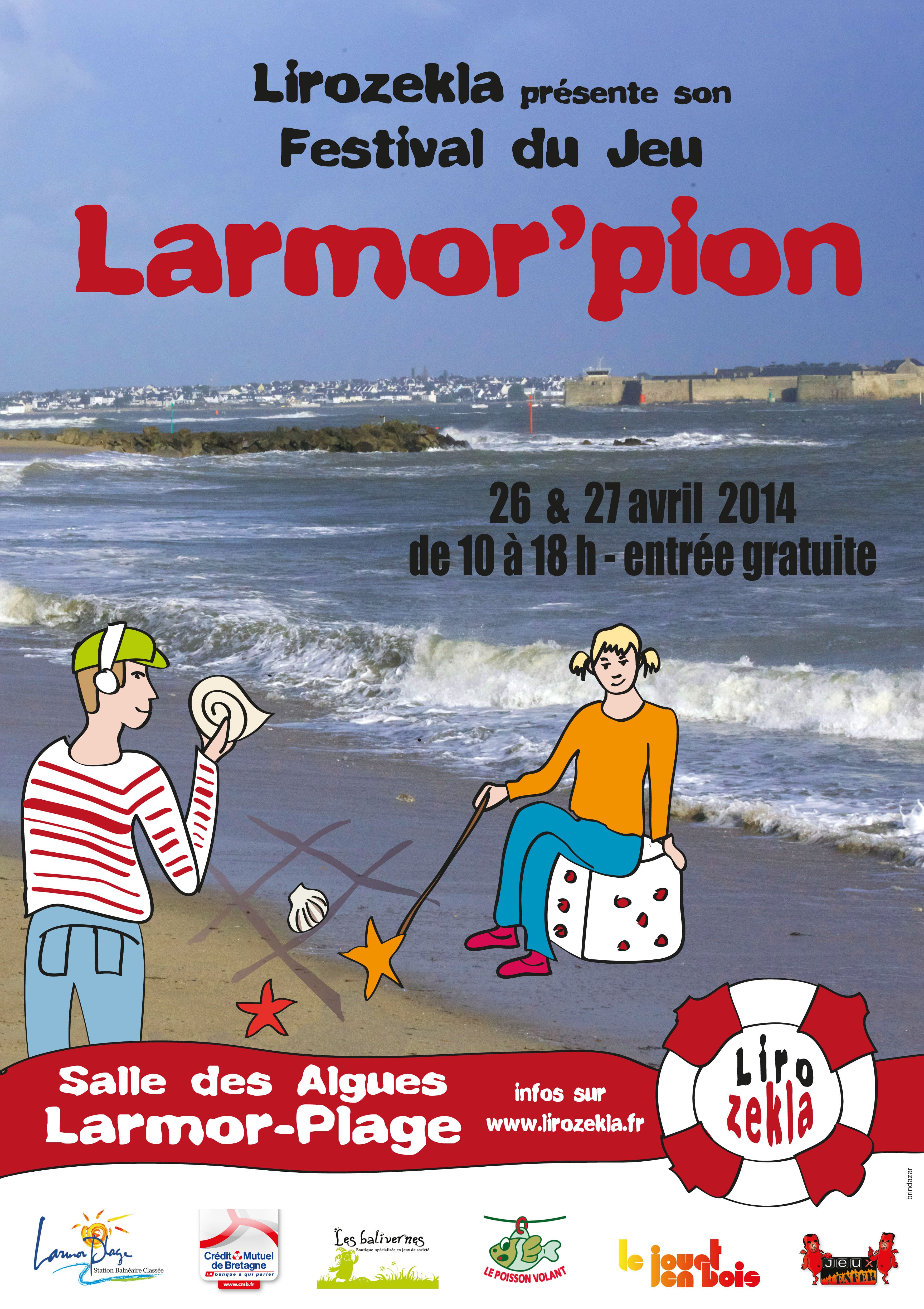 Couverture de l'article : FESTIVAL du jeu DE LARMOR PLAGE : LARMOR'PION