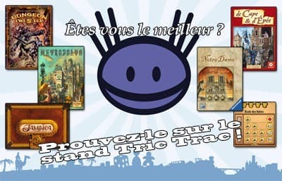 Couverture de l'article : Y a compet' sur le stand Tric Trac