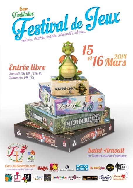 Couverture de l'article : Festiludos, Festival ludique de Saint Arnoult en yvelines