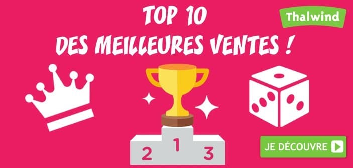 Couverture de l'article : TOP 10 des meilleures ventes de jeux de société