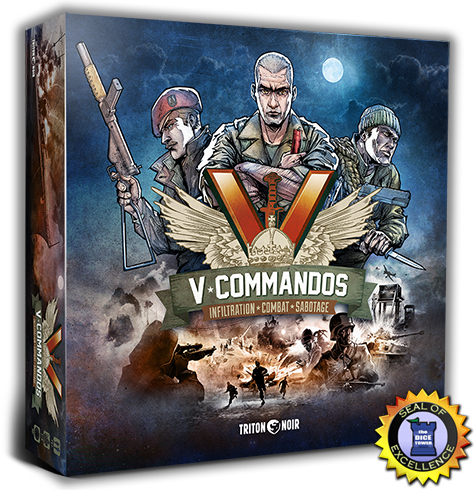 Couverture de l'article : Triton Noir lance V-Commandos, son premier jeu  de plateau tactique