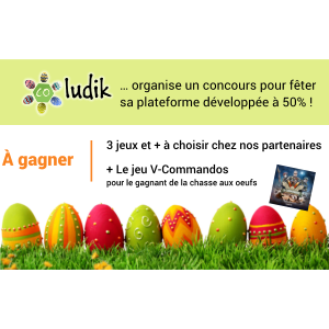 Couverture de l'article : Pâques chez Coludik, des oeufs, un concours