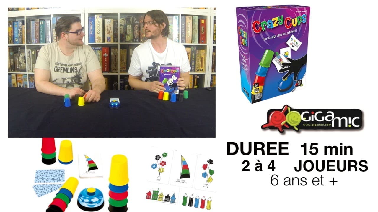 Couverture de l'article : Trois petits tours et puis on joue à Crazy Cups