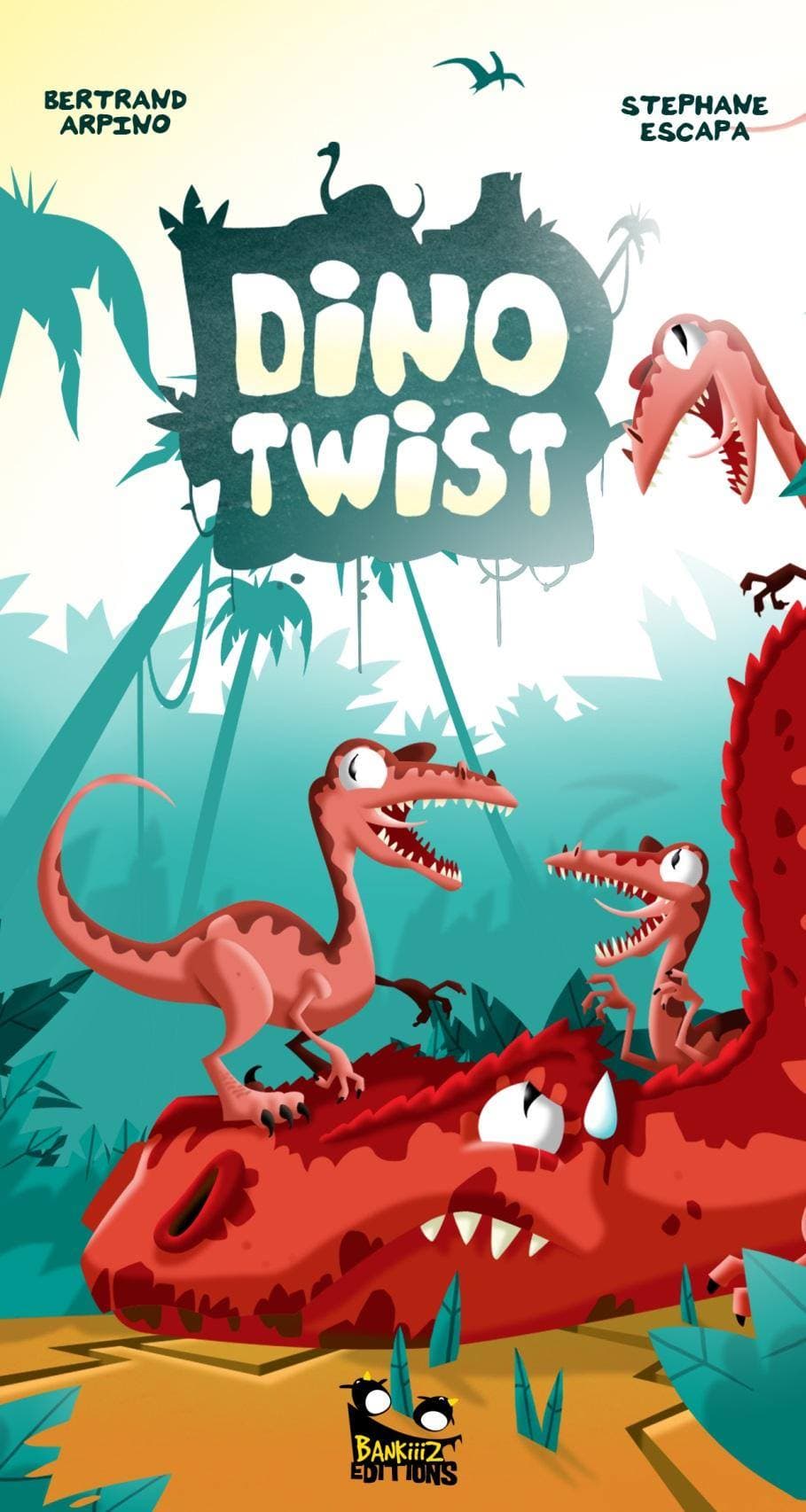Couverture de l'article : Dino Twist, nouveau jeu, nouvel éditeur