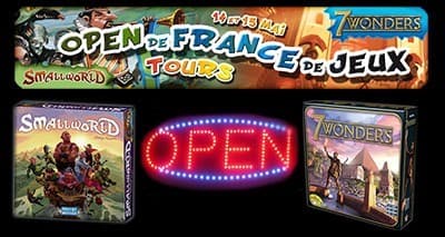Couverture de l'article : Open de France : Seven Wonders & Smallworld