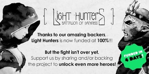 Couverture de l'article : Light Hunters : Financé en 4 jours sur Kickstarter