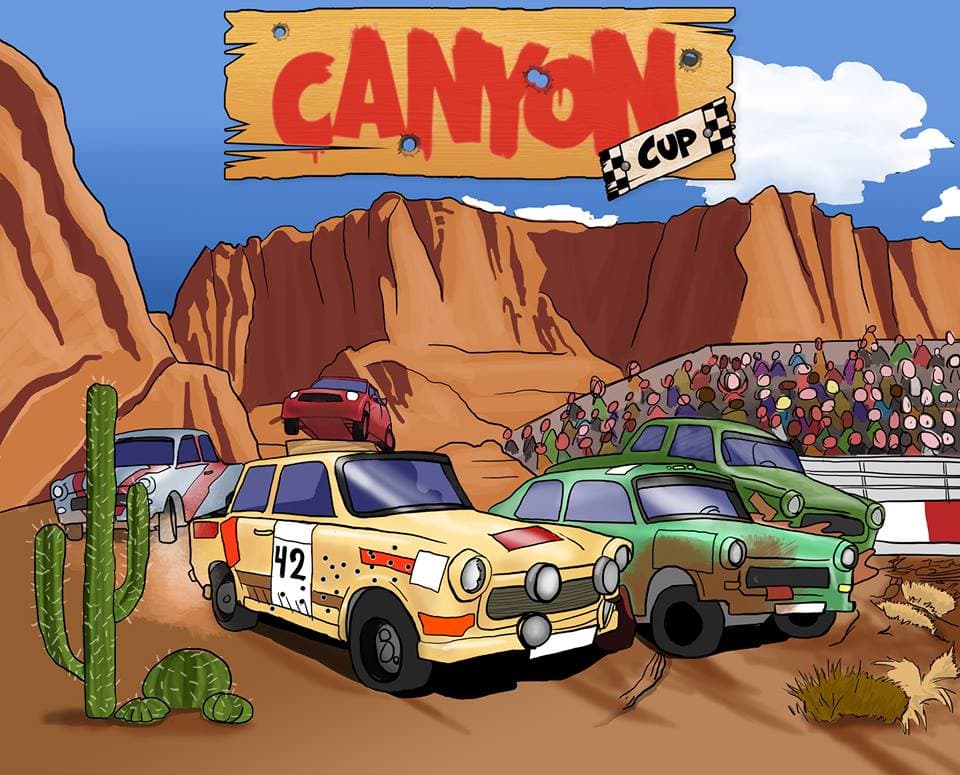Couverture de l'article : Canyon Cup  :  une pépite dans le désert pour ce jeu de course déglingué.
