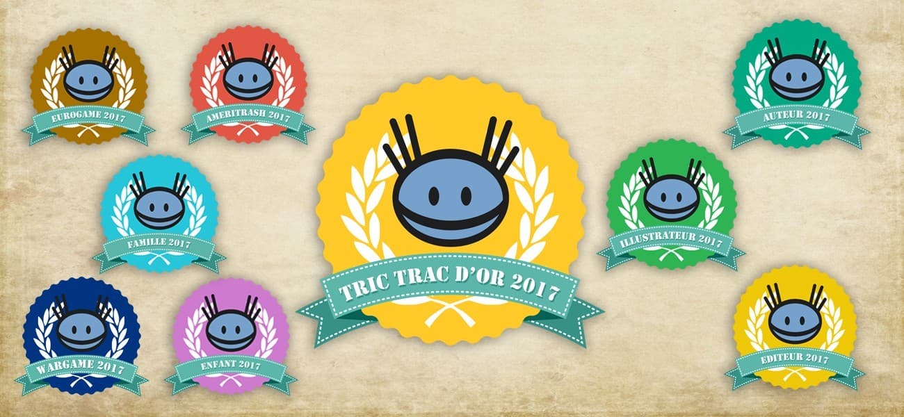 Couverture de l'article : Les Tric Trac d'Or 2017, les votes par catégories, c'est maintenant !