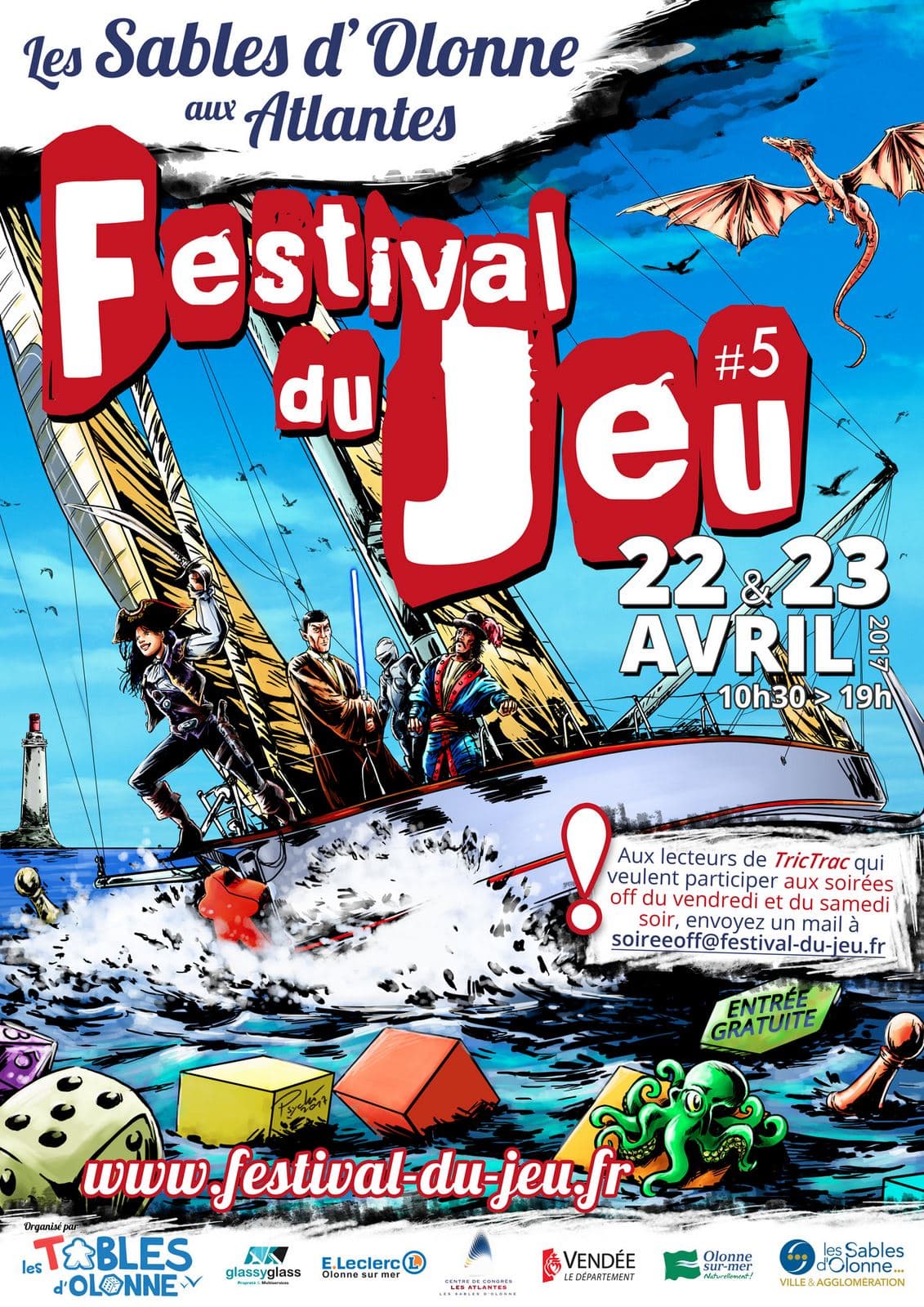 Couverture de l'article : 5ème édition du Festival du Jeu aux Sables d'Olonne