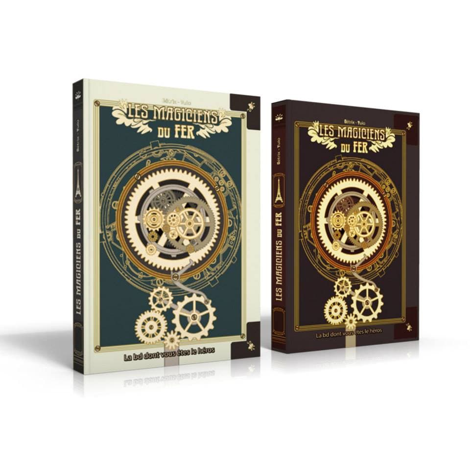 Couverture de l'article : LES MAGICIENS DU FER, la BD steam punk dont vous êtes le héros !