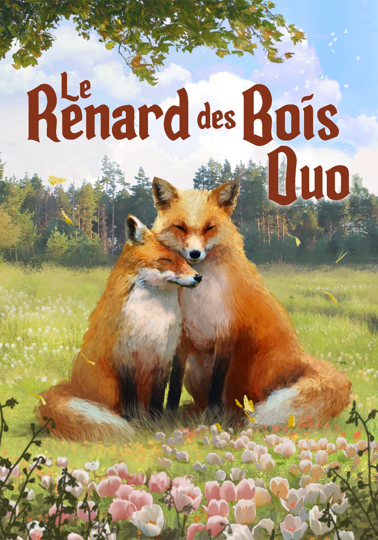 RENARD DES BOIS DUO : promenons-nous dans les bois !