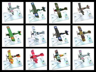 Couverture de l'article : 12 nouvelles figurines pour Wings of War