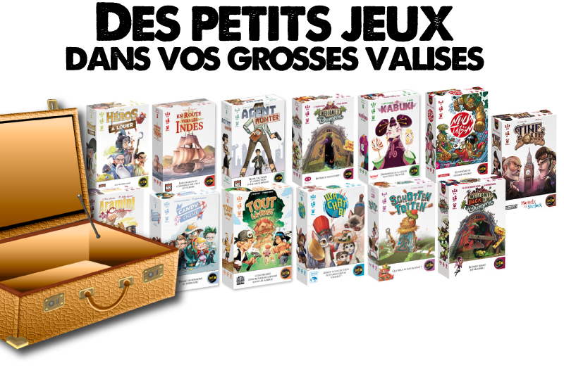 Couverture de l'article : Des petits jeux dans vos grosses valises !