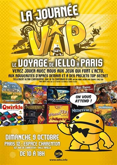 Couverture de l'article : Le 9 octobre Iello monte à la capitale