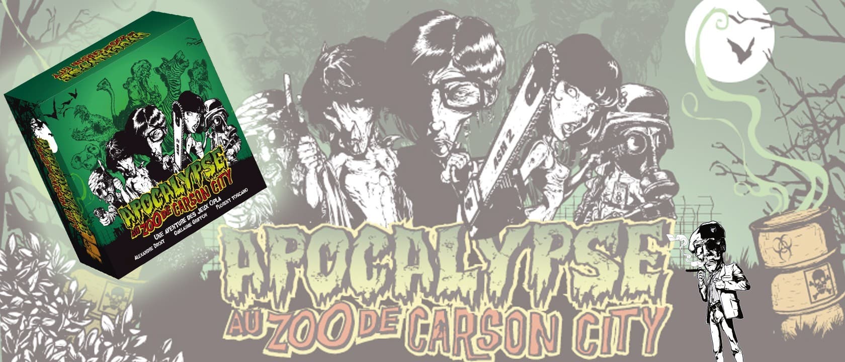 Couverture de l'article : Apocalypse au Zoo de Carson City : En noir, le sang, ça tâche moins !