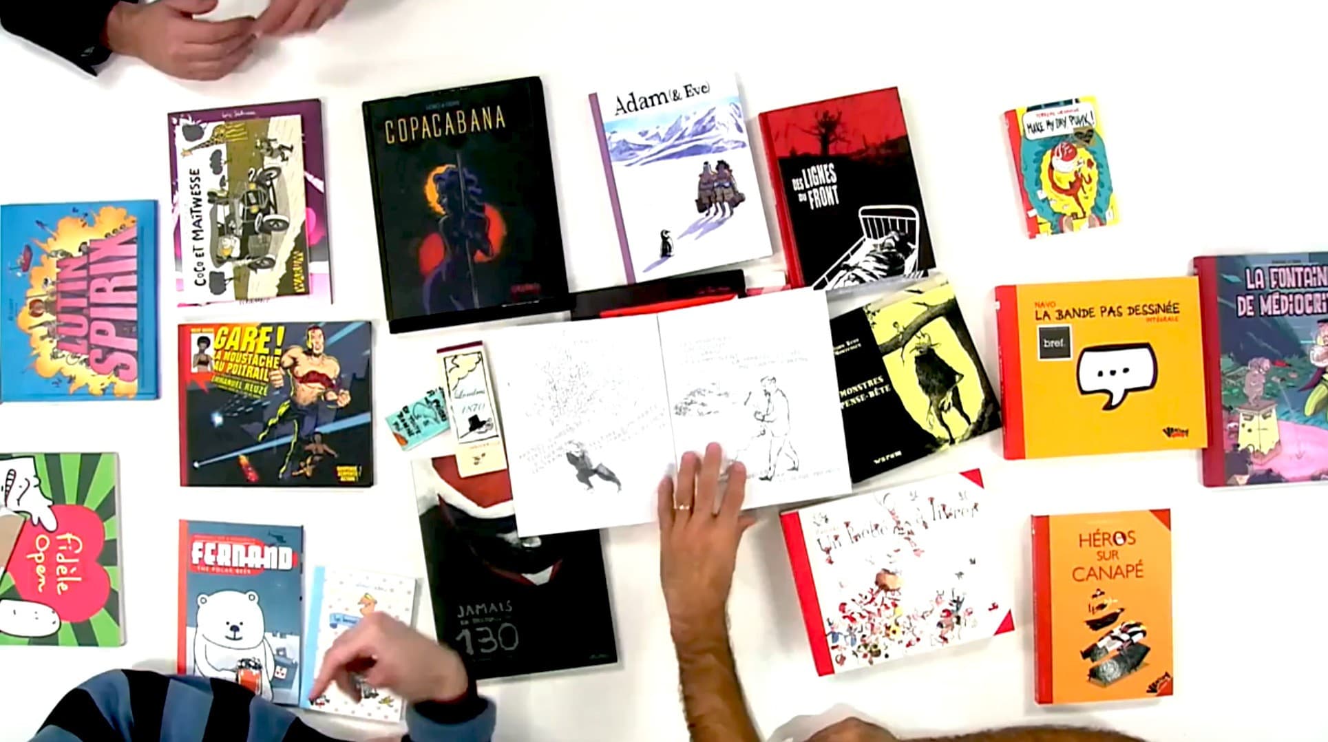 En ouvrant cette BD, il ne s'attendait pas à ça