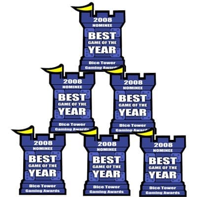 Couverture de l'article : Dice Tower, les nommés des meilleurs jeux !