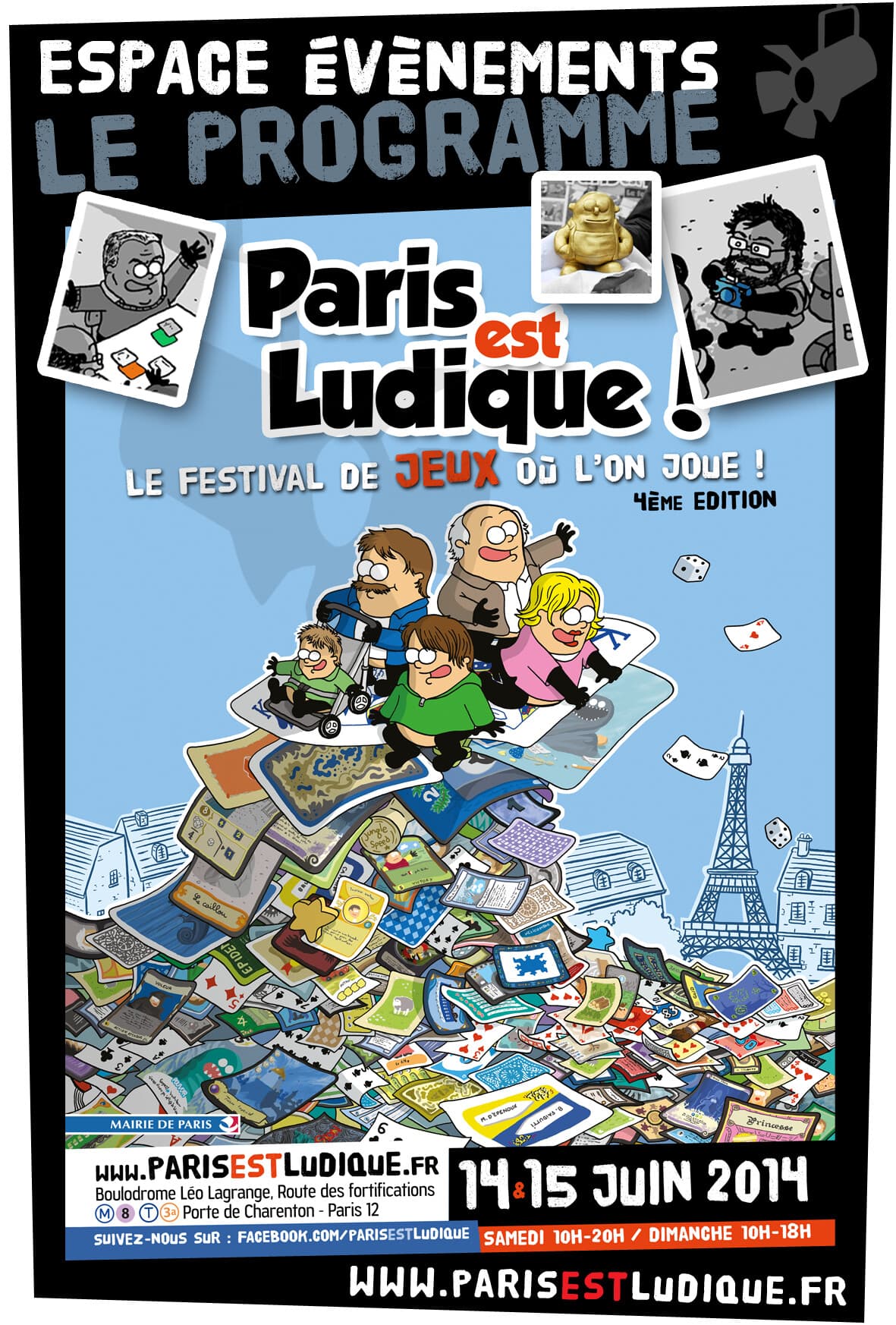 Couverture de l'article : Paris est ludique 2014 - Les évènements