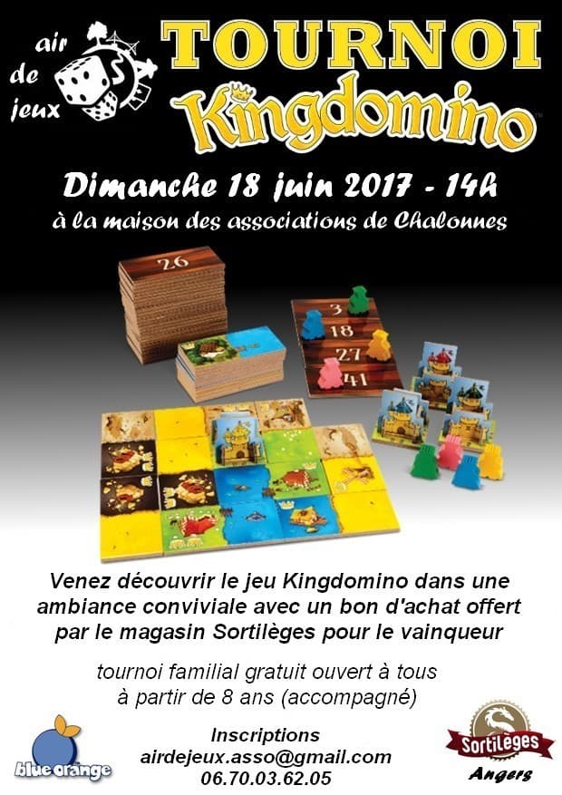 Couverture de l'article : (49) Tournoi Kingdomino à Chalonnes-sur-Loire