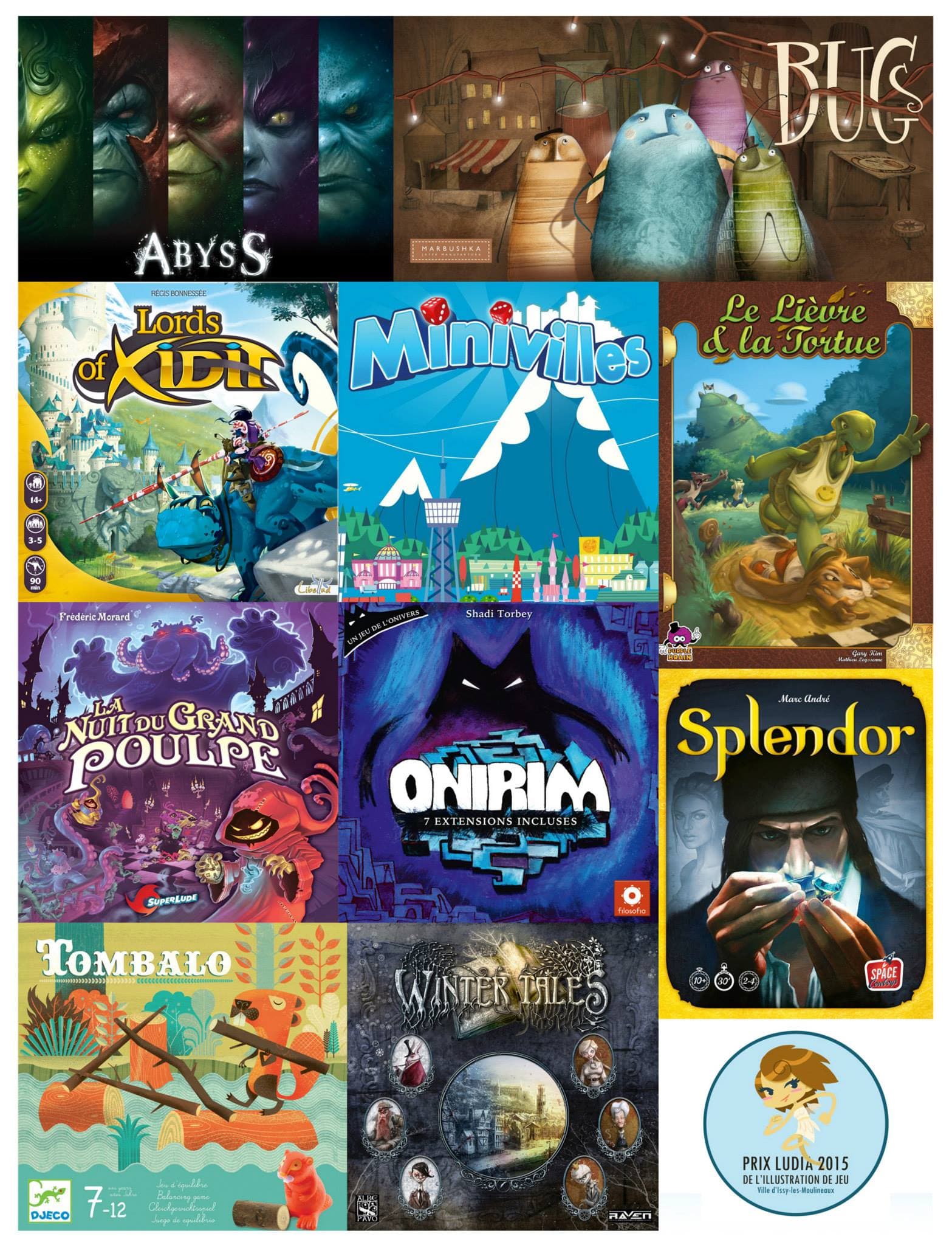 Couverture de l'article : Les vainqueurs du Ludia 2015 sont